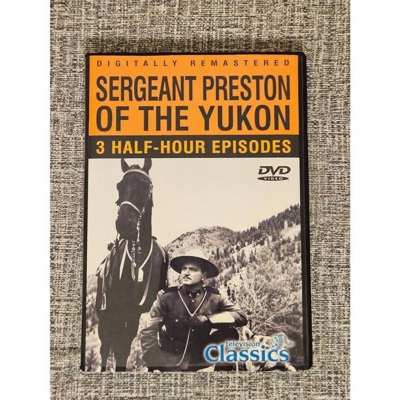 Sergeant Preston of the Yukon DVD  3 classic episodes Pre-owned Untested Classic - Picture 1 of 3